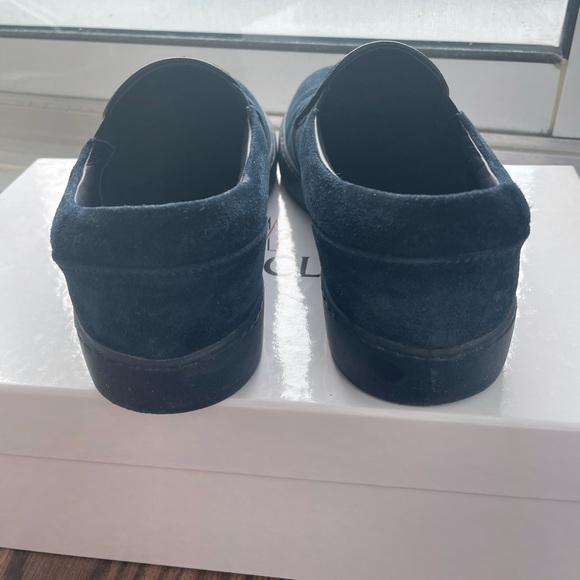 Moncler Navy blue slip-on sneakers us size 8/38 - Picture 3 of 7